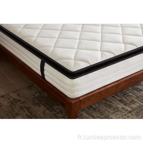 Matelas à ressorts ensachés en mousse de latex naturel pour la maison